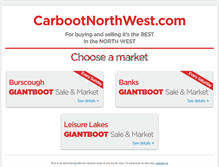 Tablet Screenshot of carbootnorthwest.com